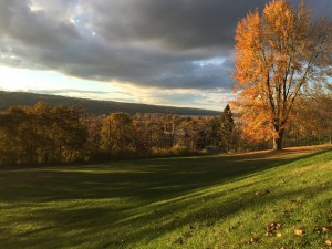 Ithaca New York in autumn