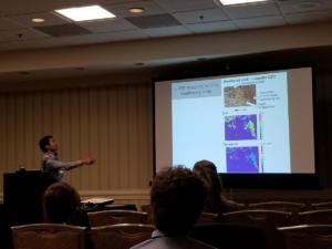 Justin Richardson presenting at SSSA 2019